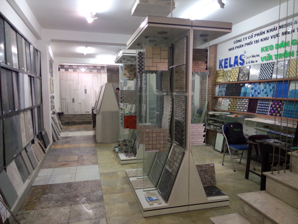 Không gian trưng bày vật liệu trang trí Khải Minh